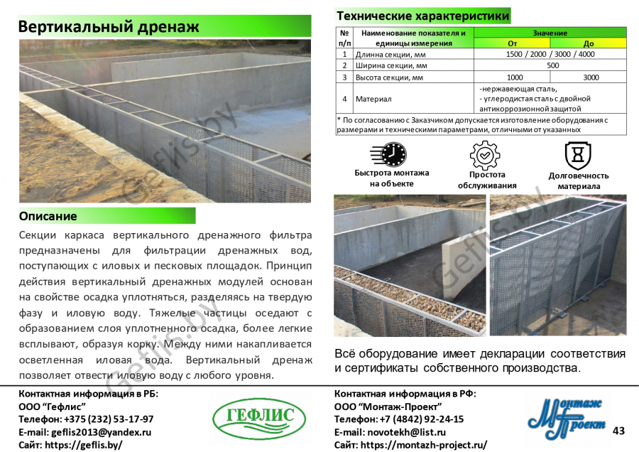 Вертикальный дренаж